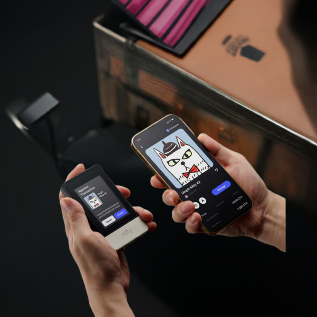 SecuX Nifty (NFT hardware wallet) 